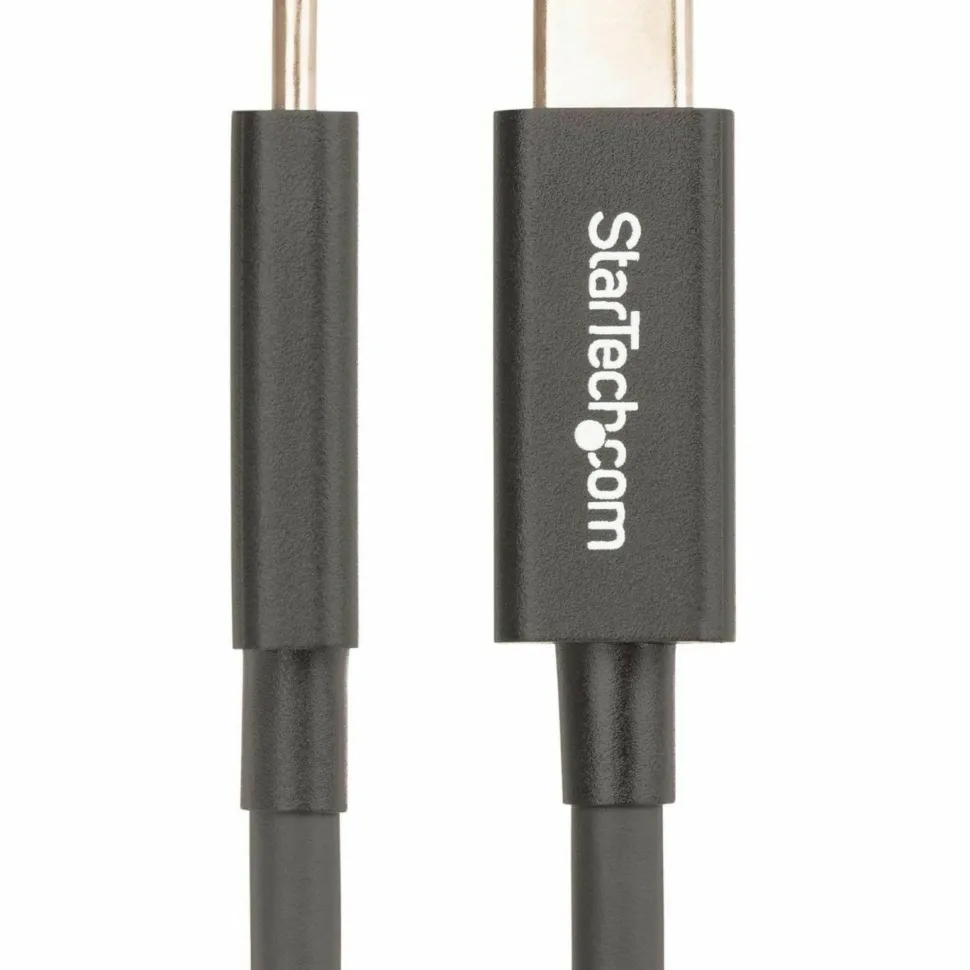 StarTech 6ft (2m) Active Thunderbolt 4 Cable, 40Gbps, 100W PD, 4K/8K Video, Intel-Certified, Compatible w/Thunderbolt 3/USB 3.2/DisplayPort