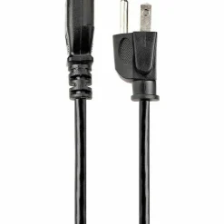 StarTech 3ft (1m) Computer Power Cord, NEMA 5-15P to C13, 10A 125V, 18AWG, Black Replacement AC PC Power Cord, TV/Monitor Power Cable