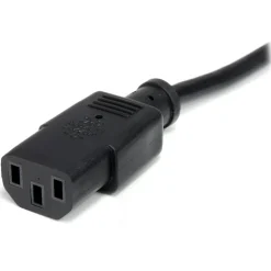 StarTech 10ft (3m) Heavy Duty Power Cord, NEMA 5-15P to C13, 15A 125V 14AWG, Replacement AC Computer Power Cord, PC Power Supply Cable