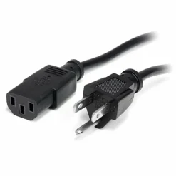 StarTech 10ft (3m) Heavy Duty Power Cord, NEMA 5-15P to C13, 15A 125V 14AWG, Replacement AC Computer Power Cord, PC Power Supply Cable
