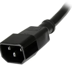 StarTech 3ft (1m) Power Extension Cord, C14 to C13, 10A 125V, 18AWG, Computer Power Cord Extension, Power Supply Extension Cable