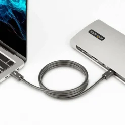 StarTech 3ft (1m) Thunderbolt 4 Cable, 40Gbps, 100W PD, 4K/8K Video, Intel-Certified, Compatible w/Thunderbolt 3/USB 3.2/DisplayPort