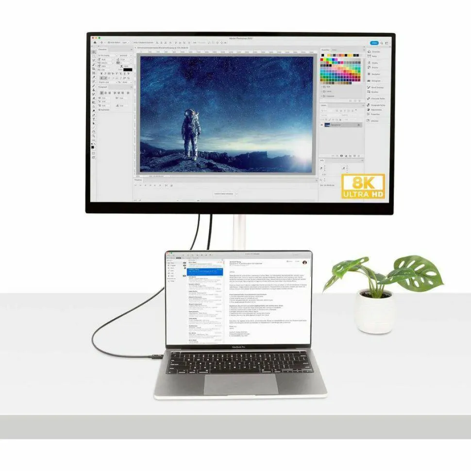 StarTech 3ft (1m) Thunderbolt 4 Cable, 40Gbps, 100W PD, 4K/8K Video, Intel-Certified, Compatible w/Thunderbolt 3/USB 3.2/DisplayPort