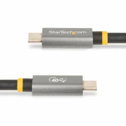 StarTech 3.3ft (1m) USB4 Cable 40Gbps, 100W (5A) PD, 8K 120Hz/4K 240Hz DP Alt Mode, USB-IF Certified USB-C Cord, Thunderbolt Compat.