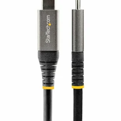StarTech 6.6ft (2m) USB-C Cable, USB 5Gbps, 100W (5A) Power Delivery, 4K 60Hz DP Alt Mode, TPE Jacket, Thunderbolt Compatible