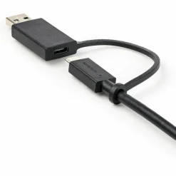 StarTech 3.3ft (1m) USB-C Cable with USB-A Adapter Dongle, USB 10Gbps/5Gbps, 100W (5A) PD, 8K 60Hz / 4K 144Hz DP Alt Mode