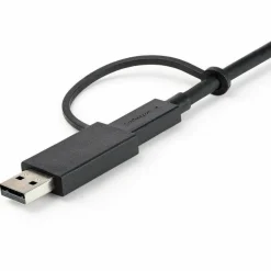 StarTech 3.3ft (1m) USB-C Cable with USB-A Adapter Dongle, USB 10Gbps/5Gbps, 100W (5A) PD, 8K 60Hz / 4K 144Hz DP Alt Mode