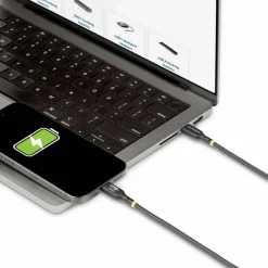 StarTech 6ft (1.8m) USB-C Charging Cable, Charge & Sync, 240W (5A) PD EPR, USB 2.0 Laptop Charger Cable, USB-IF Certified , TPE Jacket