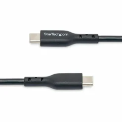 StarTech 3.3ft (1m) USB-C Charging Cable, Charge & Sync, 60W (3A) PD, USB 2.0 Laptop Charger Cable - Black USB C Charging Cord