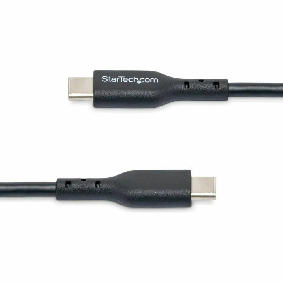 StarTech 3.3ft (1m) USB-C Charging Cable, Charge & Sync, 60W (3A) PD, USB 2.0 Laptop Charger Cable - Black USB C Charging Cord