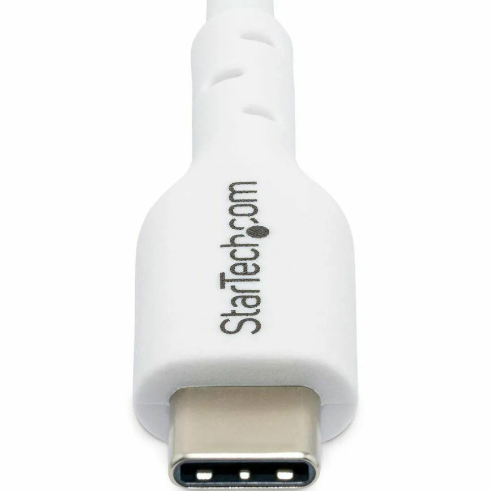 StarTech 3.3ft (1m) USB-C Charging Cable, Charge & Sync, 60W (3A) PD, USB 2.0 Laptop Charger Cable - White USB C Charging Cord