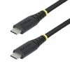 StarTech 10ft (3m) USB-C Charging Cable, Durable and Ultra-Flexible, 240W (5A) PD EPR, Rugged USB 2.0 Laptop charger Cord, USB-IF