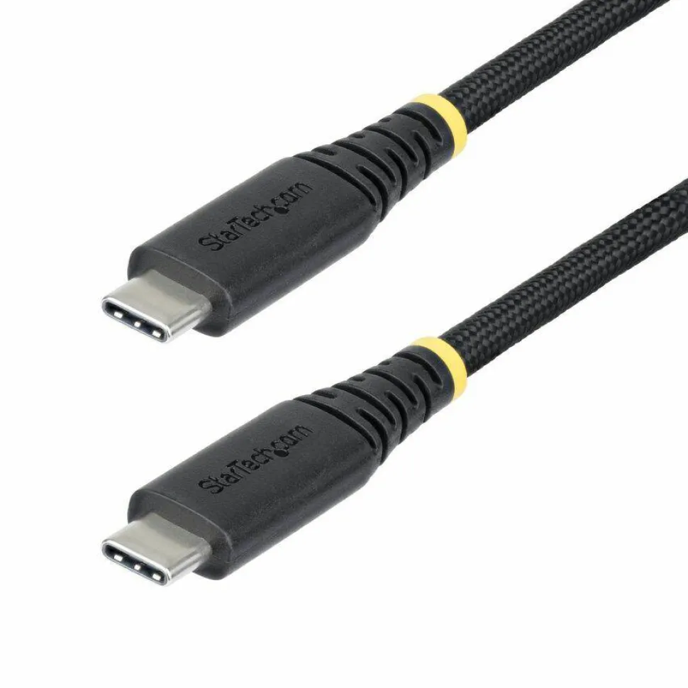 StarTech 10ft (3m) USB-C Charging Cable, Durable and Ultra-Flexible, 240W (5A) PD EPR, Rugged USB 2.0 Laptop charger Cord, USB-IF