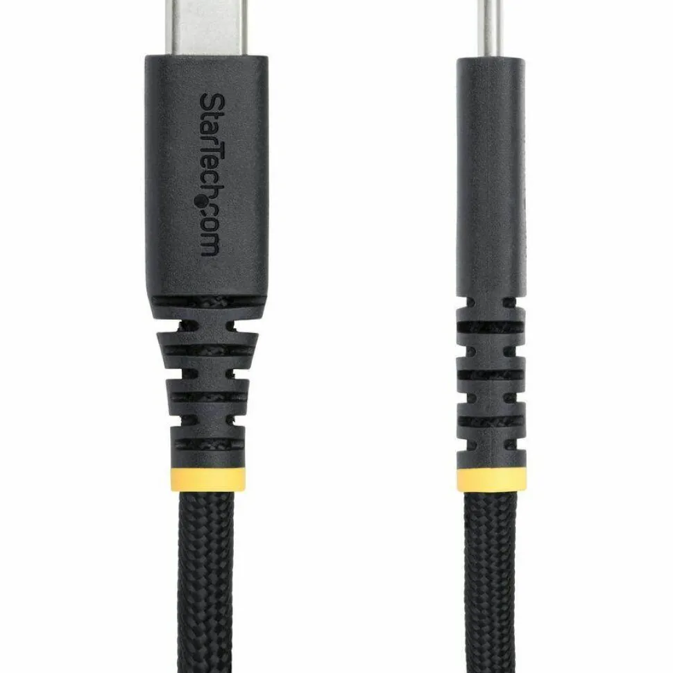 StarTech 10ft (3m) USB-C Charging Cable, Durable and Ultra-Flexible, 240W (5A) PD EPR, Rugged USB 2.0 Laptop charger Cord, USB-IF