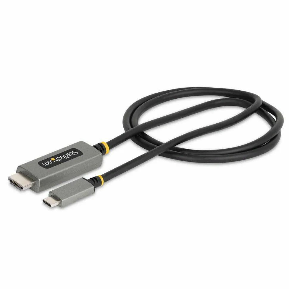 StarTech 3ft (1m) USB-C to HDMI Adapter Cable, 8K 60Hz, 4K 144Hz, HDR10, USB Type-C to HDMI 2.1 Converter, USB-C/USB4/TB3/4 Compatible