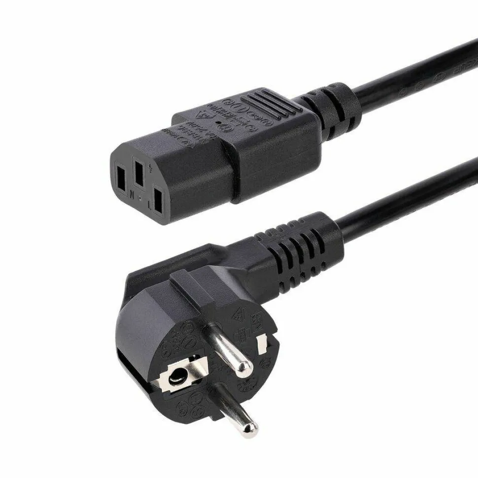 StarTech 6 ft 2 Prong European Power Cord for PC Computers