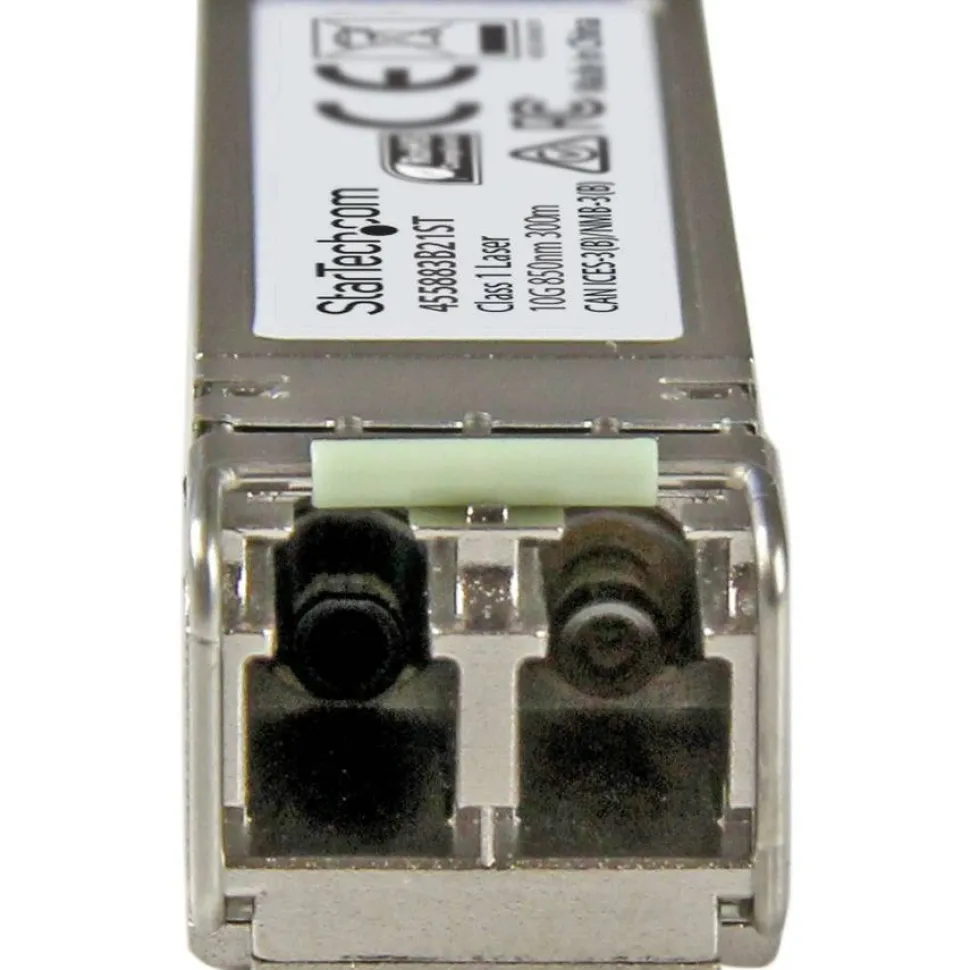StarTech HPE 455883-B21 Compatible SFP+ Module, 10GBASE-SR, 10GbE, Gigabit Ethernet SFP+ Multi Mode Fiber Optic Transceiver 300m, TAA