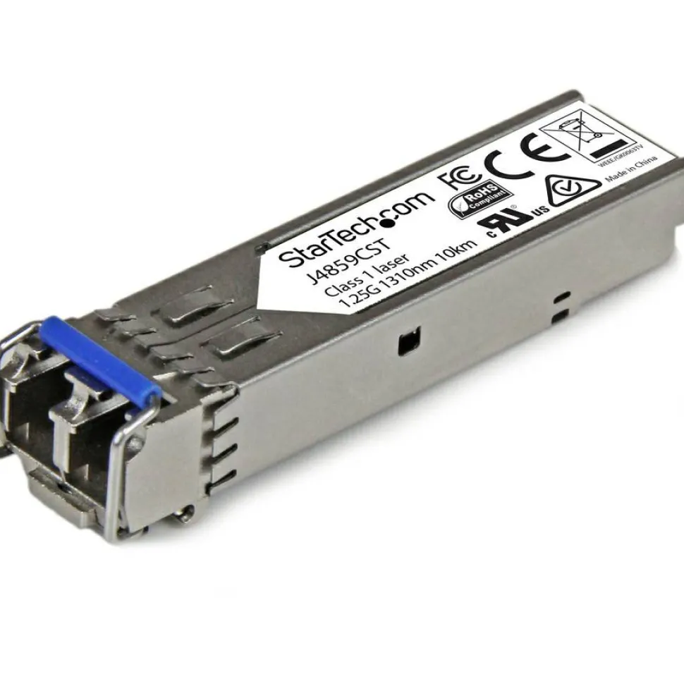 StarTech HPE J4859C Compatible SFP Module - 1000BASE-LX - 1GE Gigabit Ethernet SFP 1GbE Single Mode/Multi Mode Fiber Transceiver 10km