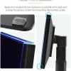 StarTech 24-inch 16:9 Computer Monitor Privacy Screen, Hanging Acrylic Filter, Monitor Protector/Shield, +/- 30 Deg., Glossy, TAA