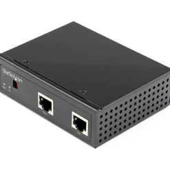 StarTech Industrial Gigabit PoE Splitter, 90W Power over Ethernet PoE++ Splitter, 12-48VDC Splitter 802.3bt Ultra PoE -40 to +75C, TAA