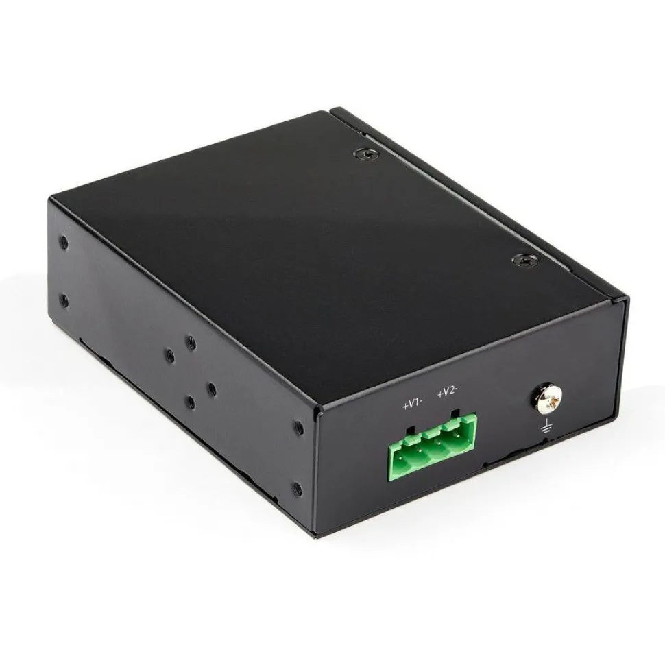 StarTech Industrial Gigabit PoE Splitter, 90W Power over Ethernet PoE++ Splitter, 12-48VDC Splitter 802.3bt Ultra PoE -40 to +75C, TAA