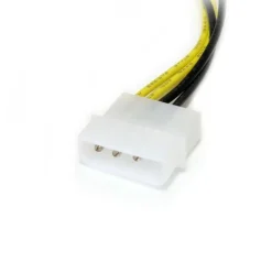 StarTech 6in LP4 to 8 Pin PCI Express Video Card Power Cable Adapter - 8 pin internal power (M) - 4 pin ATX12V (M) - 15.2 cm