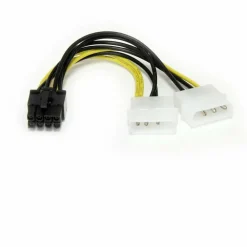 StarTech 6in LP4 to 8 Pin PCI Express Video Card Power Cable Adapter - 8 pin internal power (M) - 4 pin ATX12V (M) - 15.2 cm