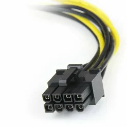 StarTech 6in LP4 to 8 Pin PCI Express Video Card Power Cable Adapter - 8 pin internal power (M) - 4 pin ATX12V (M) - 15.2 cm
