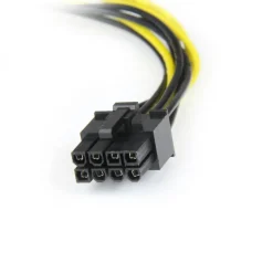 StarTech 6in LP4 to 8 Pin PCI Express Video Card Power Cable Adapter - 8 pin internal power (M) - 4 pin ATX12V (M) - 15.2 cm