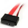 StarTech 20in Slimline SATA to SATA with LP4 Power Cable Adapter