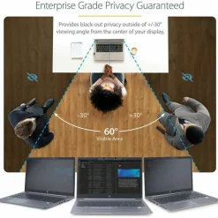 StarTech Laptop Privacy Screen for 15.6" Notebook, Removable Magnetic Laptop Security Filter, Blue Light Reducing, Matte/Glossy, TAA