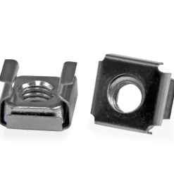 StarTech M6 Cage Nuts, 100 Pack, M6 Mounting Cage Nuts for Server Rack & Cabinet, TAA