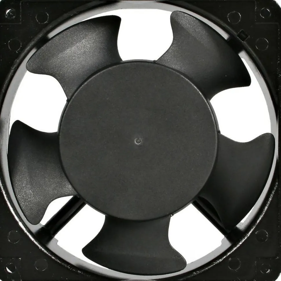 StarTech 120mm Axial Rack Muffin Fan for Server Cabinet, 115V, AC Cooling, Low Noise & Quiet PC Computer Case Fan