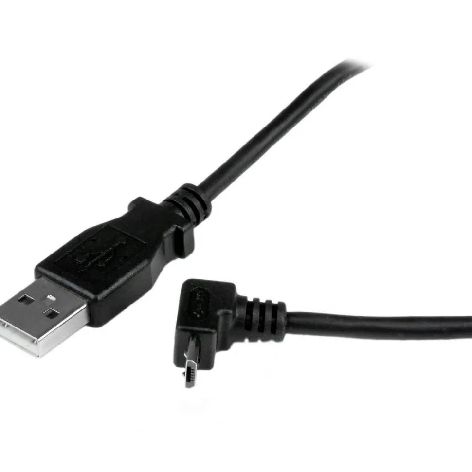 StarTech 1m Micro USB Cable - A to Up Angle Micro B