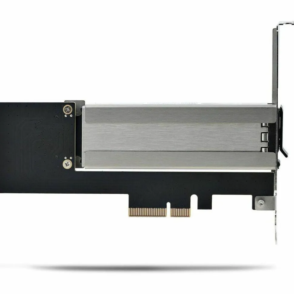 StarTech M.2 NVMe SSD to PCIe x4 Removable Mobile Rack for PCI Express Expansion Slot, Tool-less Installation, PCIe Hot-Swap Drive Bay
