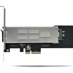 StarTech M.2 NVMe SSD to PCIe x4 Removable Mobile Rack for PCI Express Expansion Slot, Tool-less Installation, PCIe Hot-Swap Drive Bay