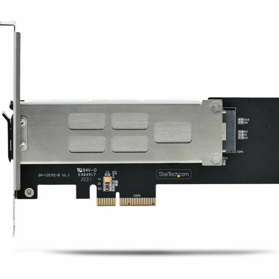 StarTech M.2 NVMe SSD to PCIe x4 Removable Mobile Rack for PCI Express Expansion Slot, Tool-less Installation, PCIe Hot-Swap Drive Bay