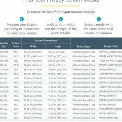 StarTech Monitor Privacy Screen for 23.8