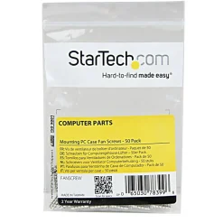 StarTech Mounting PC Case Fan Screws, 50 Pack, TAA, FANSCREW