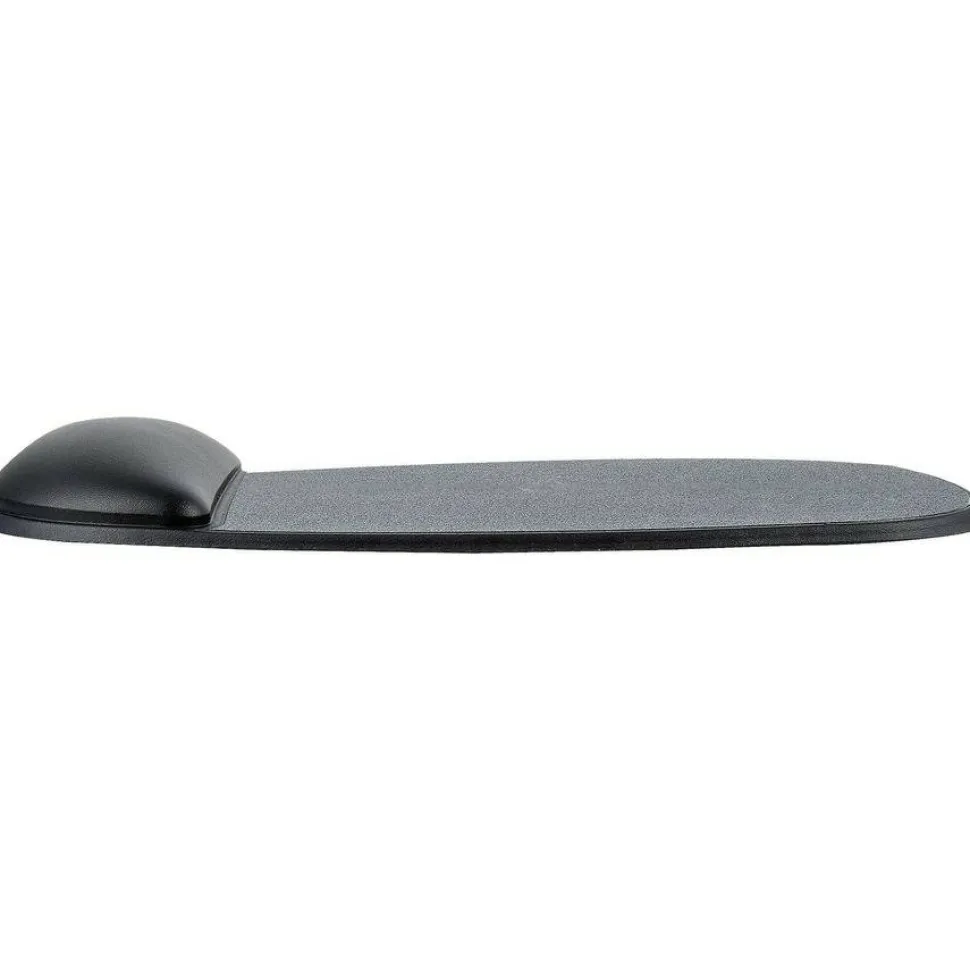 StarTech Mouse Pad with Hand Rest, 6.7x7.1x 0.8in (17x18x2cm), Ergonomic Mouse Pad w/Wrist Support, Non-Slip Base, Gel Mouse Pad, TAA