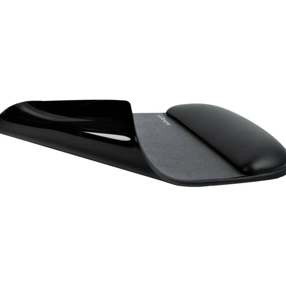 StarTech Mouse Pad with Hand Rest, 6.7x7.1x 0.8in (17x18x2cm), Ergonomic Mouse Pad w/Wrist Support, Non-Slip Base, Gel Mouse Pad, TAA