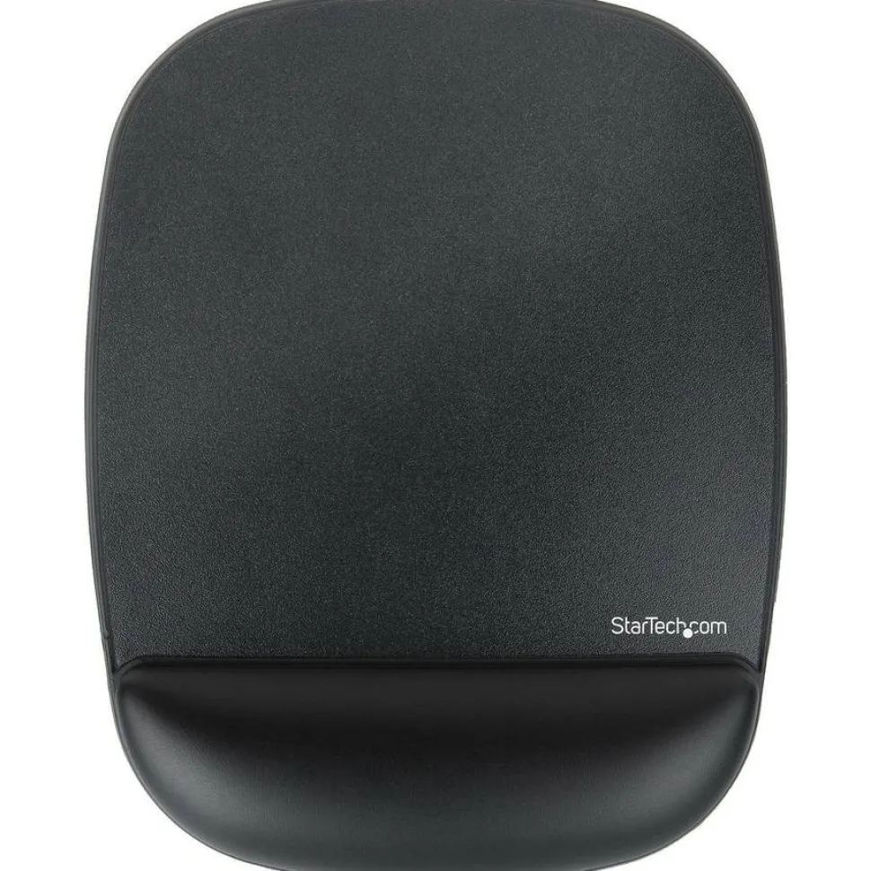 StarTech Mouse Pad with Hand Rest, 6.7x7.1x 0.8in (17x18x2cm), Ergonomic Mouse Pad w/Wrist Support, Non-Slip Base, Gel Mouse Pad, TAA