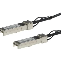 StarTech MSA Uncoded Compatible 0.5m 10G SFP+ to SFP+ Direct Attach Cable - 10 GbE SFP+ Copper DAC 10 Gbps Low Power Passive Twinax