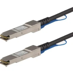 StarTech MSA Uncoded Compatible 0.5m 40G QSFP+ to QSFP+ Direct Attach Cable - 40 GbE QSFP+ Copper DAC 40 Gbps Low Power Passive Twinax