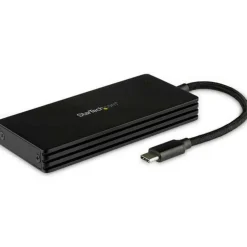 StarTech M.2 SSD Enclosure for M.2 SATA Drives - USB 3.1 Gen 2 - M.2 External Enclosure for USB-C Laptop - M.2 SATA USB Adapter