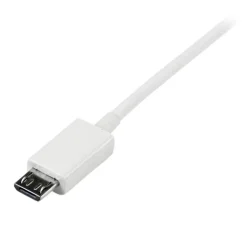 StarTech 2m White Micro USB Cable - A to Micro B