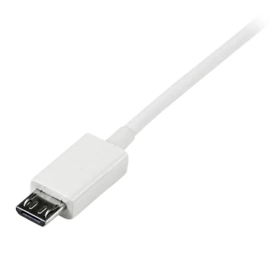 StarTech 2m White Micro USB Cable - A to Micro B
