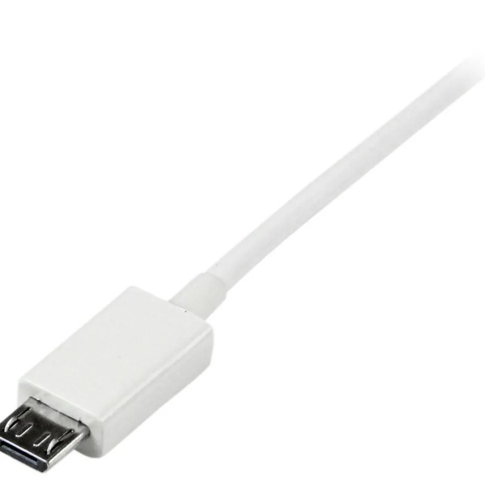 StarTech 2m White Micro USB Cable - A to Micro B