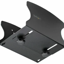 StarTech PC Wall Mount Bracket For Desktop Computers Up To 40lb, Toolless Width Adjustment 1.9-7.8in (50-200mm), Tower/Case Shelf, TAA