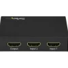 StarTech 2 Port HDMI Switch - 4K 60Hz - Supports HDCP - IR - HDMI Selector - HDMI Multiport Video Switcher - HDMI Switcher